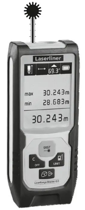 Laserliner 080 838A LaserRange Master Gi5 Laser Range Finder Device - Cover