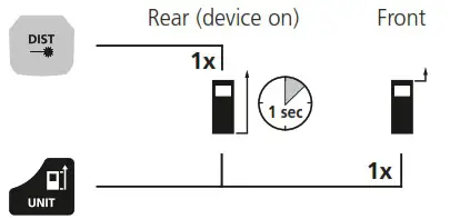 Laserliner 080 838A LaserRange Master Gi5 Laser Range Finder Device - Inserting batteries 6
