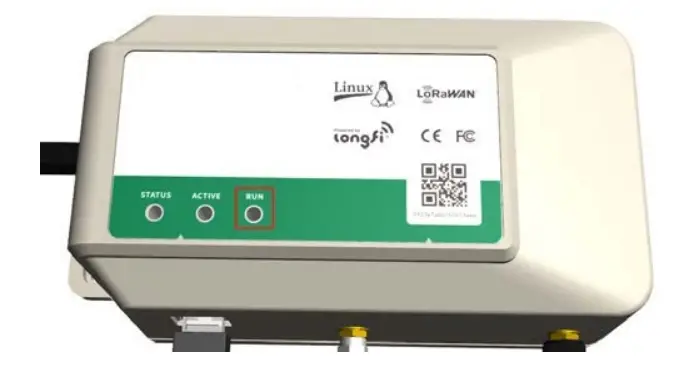 Observe the RUN Indicator