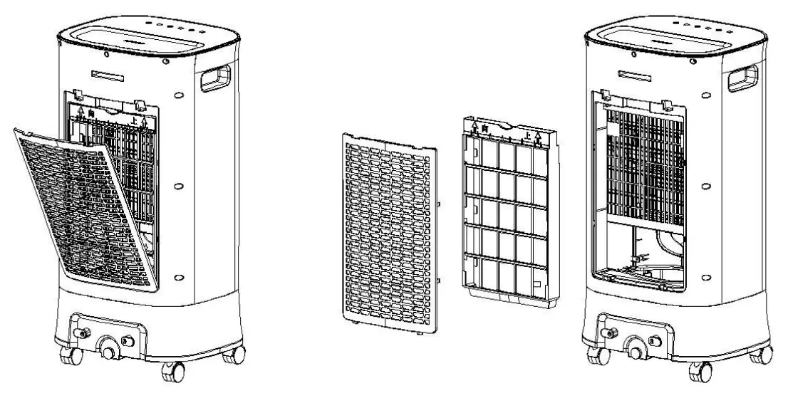 Costway ES10122US Portable Air Cooler - air