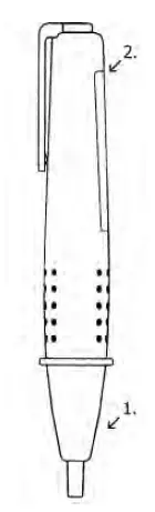 Testboy 15 magnetic field tester-led indicator FIG 1