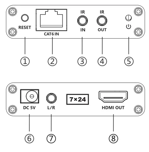 LENKENG LKV223 Point to Point HDMI Extender - fig 2
