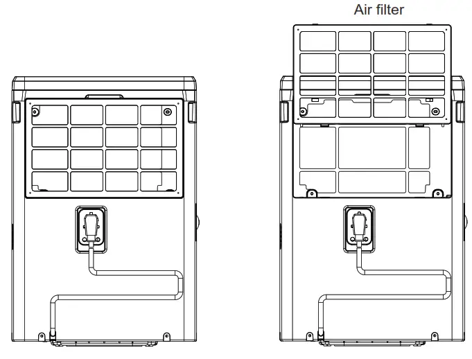 GE APPLIANCES AWHR50 Star Portable Dehumidifier - Air Filter