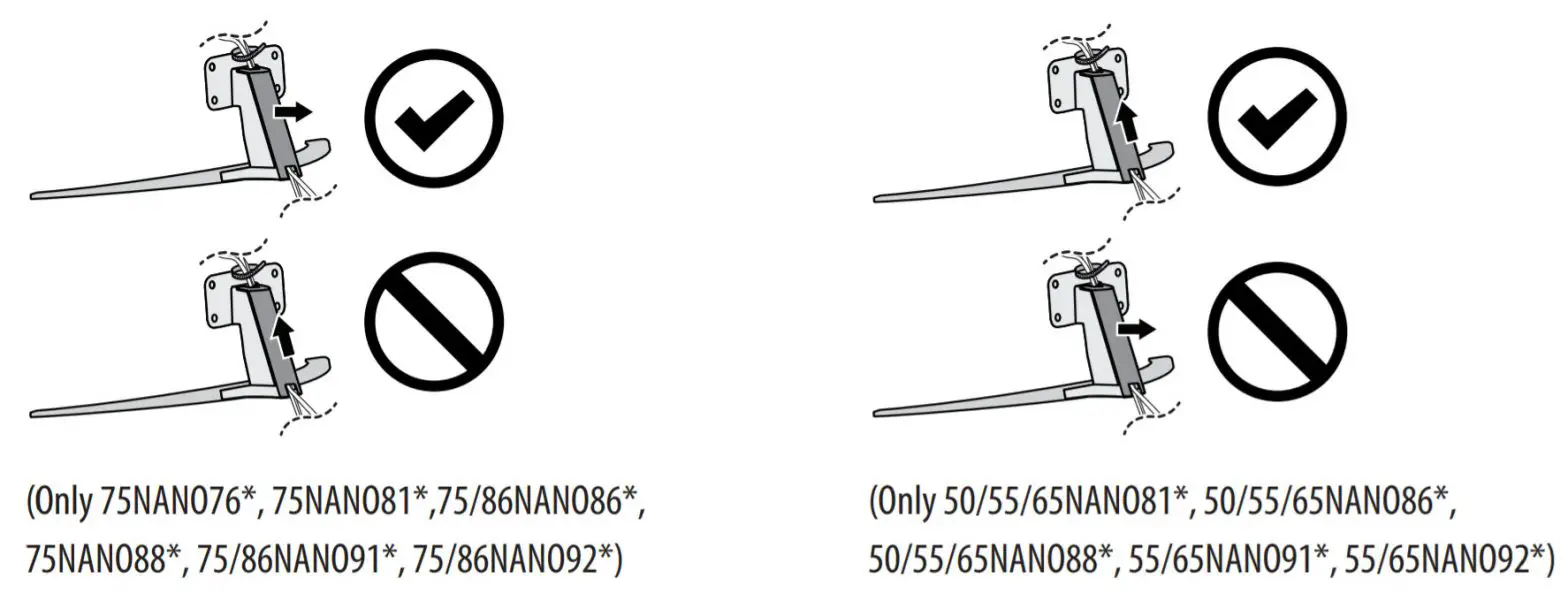 LG LED TV - Mounting to the Wall2