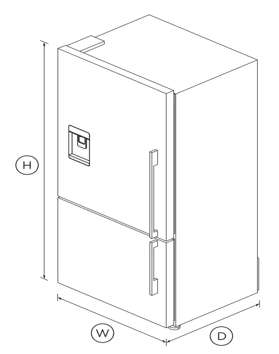 FISHER -PAYKEL-RF522BRXFDU5-79cm-Freestanding-Refrigerator-Freezer-fig1