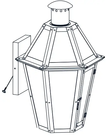 QUOIZEL BURD8413AC 2-Light Aged Copper Hardwired Outdoor Wall Lantern Sconce-fig1