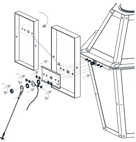 QUOIZEL BURD8413AC 2-Light Aged Copper Hardwired Outdoor Wall Lantern Sconce-fig12