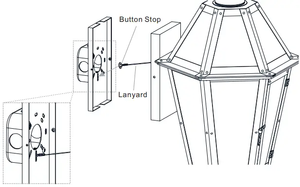QUOIZEL BURD8413AC 2-Light Aged Copper Hardwired Outdoor Wall Lantern Sconce-fig4