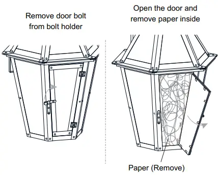 QUOIZEL BURD8413AC 2-Light Aged Copper Hardwired Outdoor Wall Lantern Sconce-fig7
