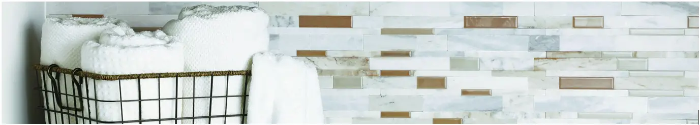 daltile Xpress Mosaix Coastal Marble Linear Mosaic Tile