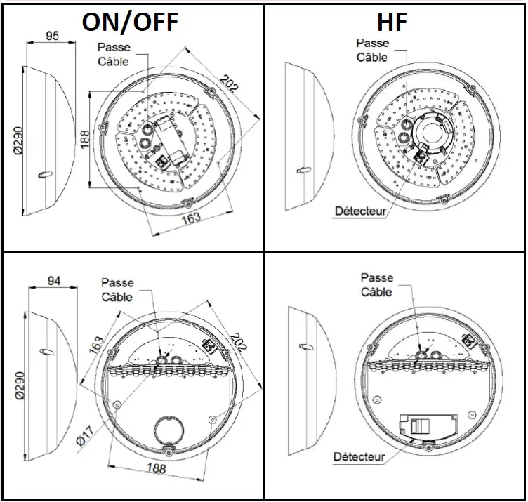 resistex 850700 Komet 2193lm BL 4000K 19.6W LED Porthole 1