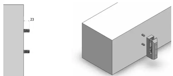 BRUNDLE 1822013 TILT-LOC Glass Spigot Side Fix Tilt - fig