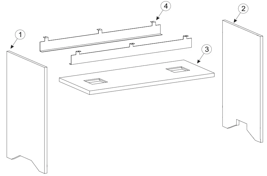 EMPIRE DVP40PSWH Linear Kit - PART LIST