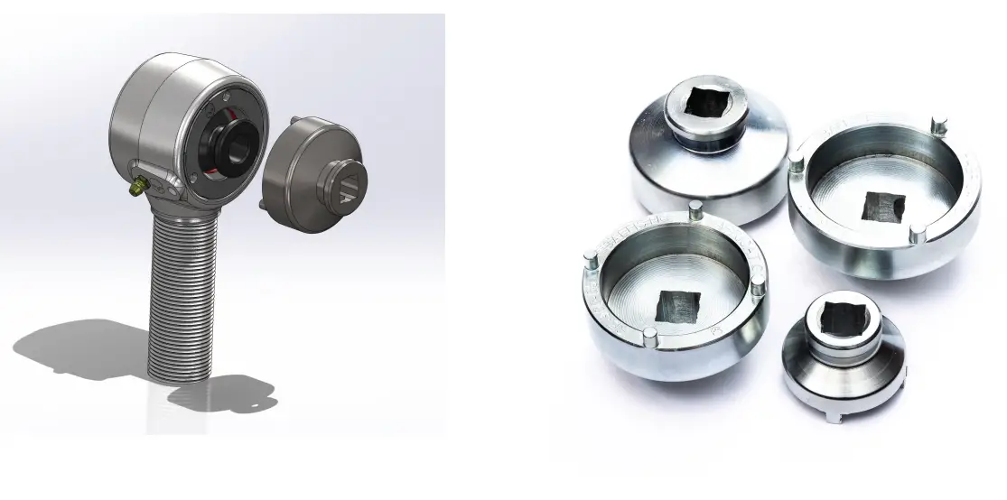 FABRICATION BJ-675-17 Forged Chromoly 2.63 in Ballistic Joint Assembly Tool