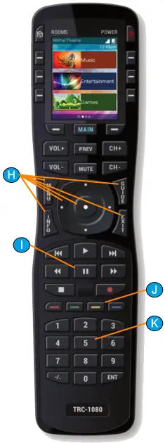 URC TRC 1080 Total Control - Using the TRC 1