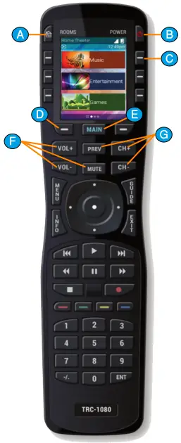 URC TRC 1080 Total Control - Using the TRC
