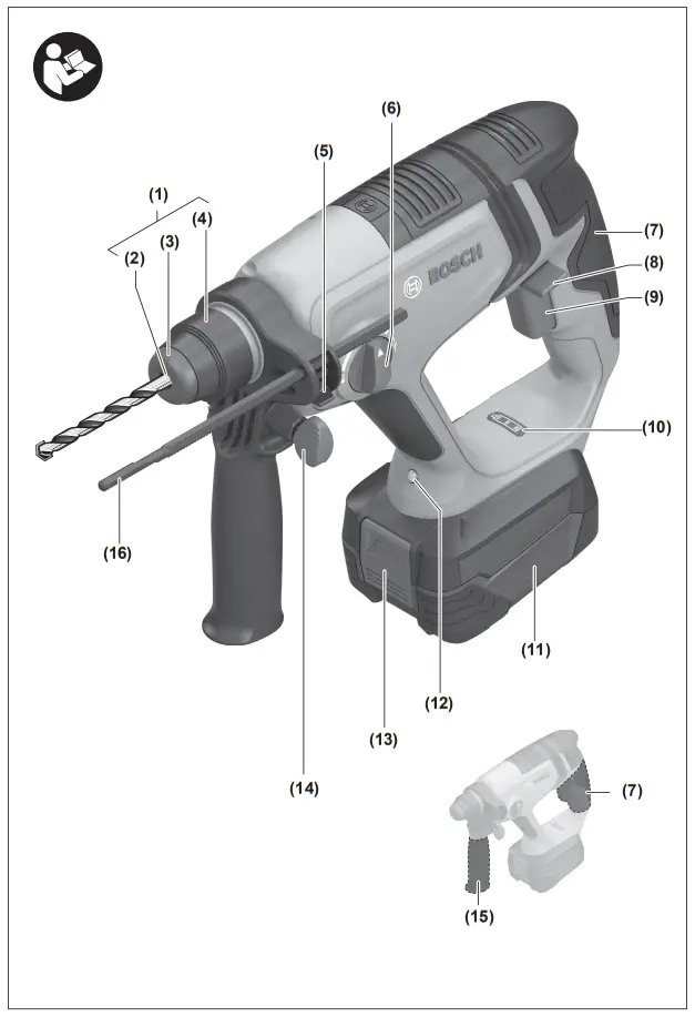 BOSCH 914356 Universal Hammer 18V - fig