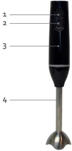 DOMO DO9179M Stainless Steel Immersion Blender - PARTS