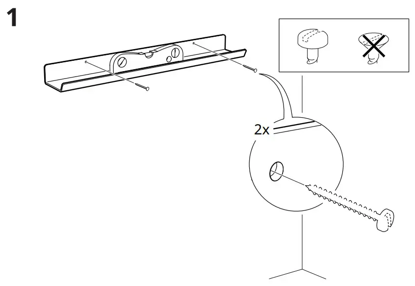 IKEA MALMBÄCK Display Shelf - 3