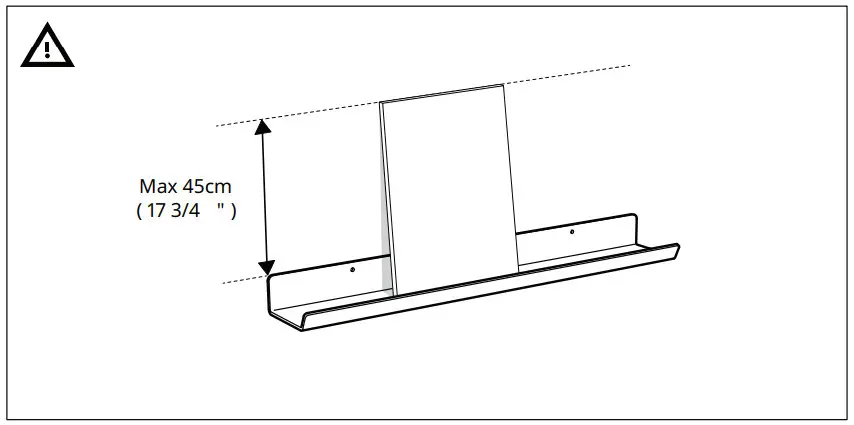 IKEA MALMBÄCK Display Shelf - 4