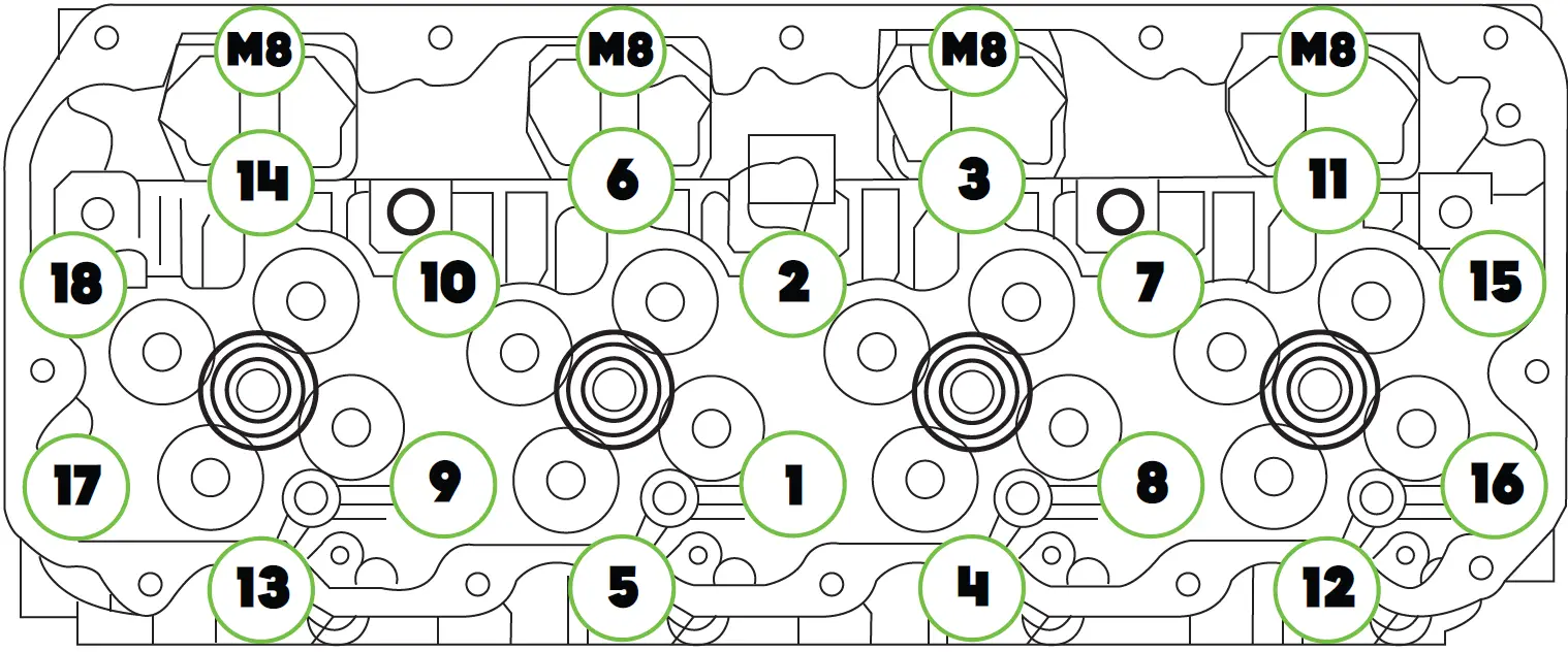 THOROUGHBRED DIESEL FHSD0116 Fasteners Performance Head Stud Kit 01