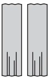 Number of curtains and accessories