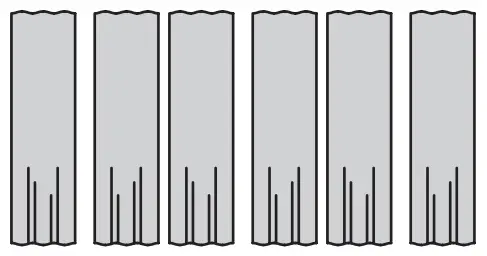 Number of curtains and accessories