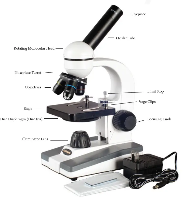 AmScope-M148C-E-Compound-Monocular-Microscope-fig-1