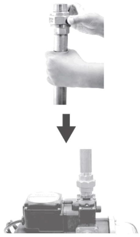 FLINT WALLING VP05 Booster Pump System - FIG 3 INSTALL UNIONS