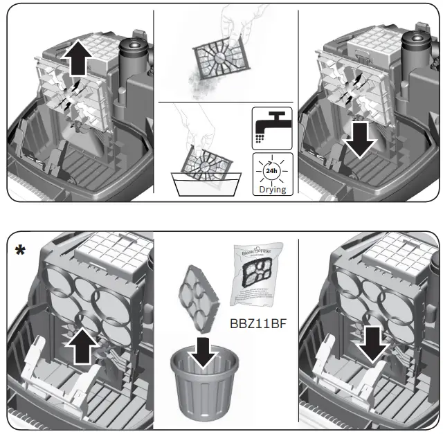 BOSCH BSGL3 Vacuum Cleaner Filters-fig11