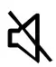 Mutes the sound Icon
