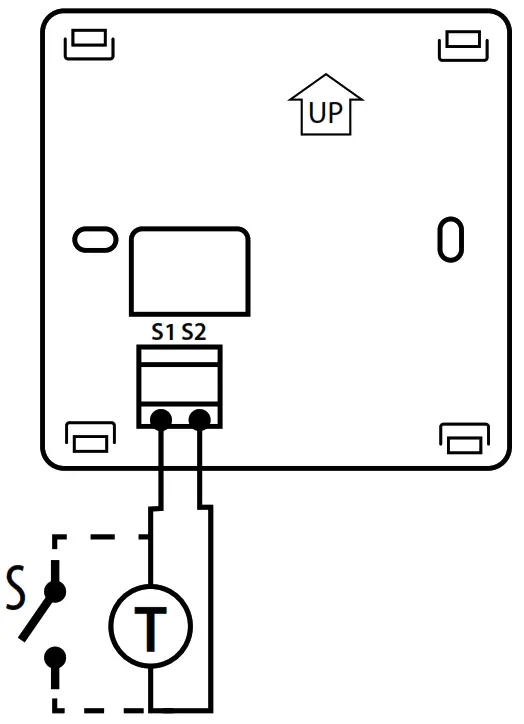 SALUS HTRS RF Wireless Digital Thermostat - Figure 1