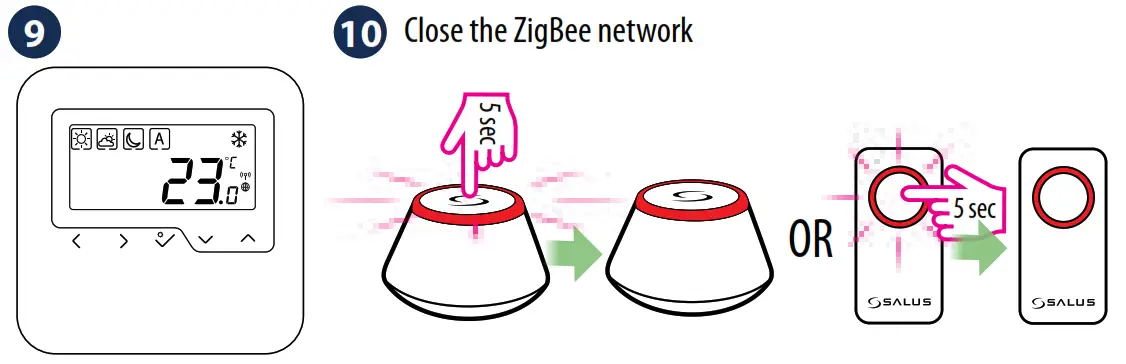 SALUS HTRS RF Wireless Digital Thermostat - Figure 20