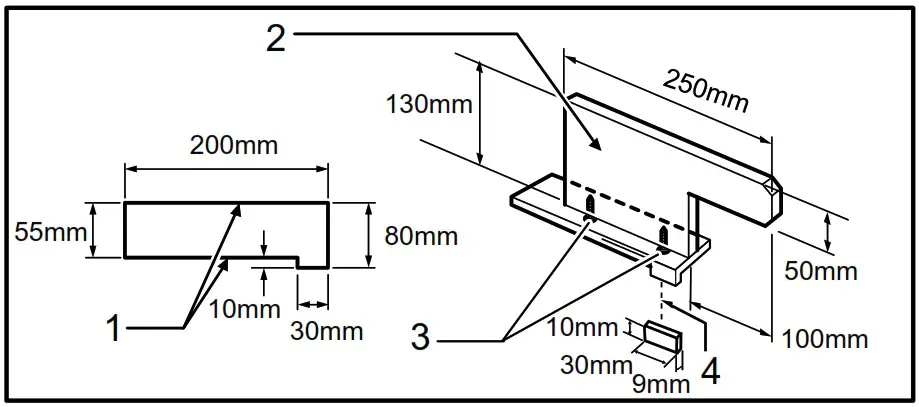 makita LH1040 Table Top Miter Saw - OPERATION 2