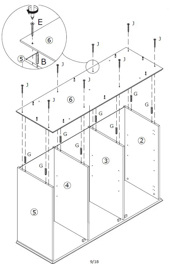 FUFU GAGA-LJY-KF330040-01-3-Door-Wood-Buffet-Sideboard-15