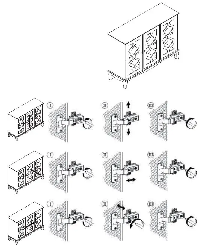 FUFU GAGA-LJY-KF330040-01-3-Door-Wood-Buffet-Sideboard-27