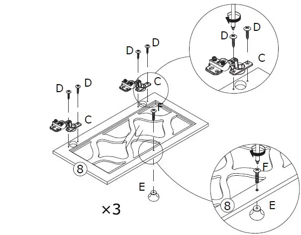 FUFU GAGA-LJY-KF330040-01-3-Door-Wood-Buffet-Sideboard-6