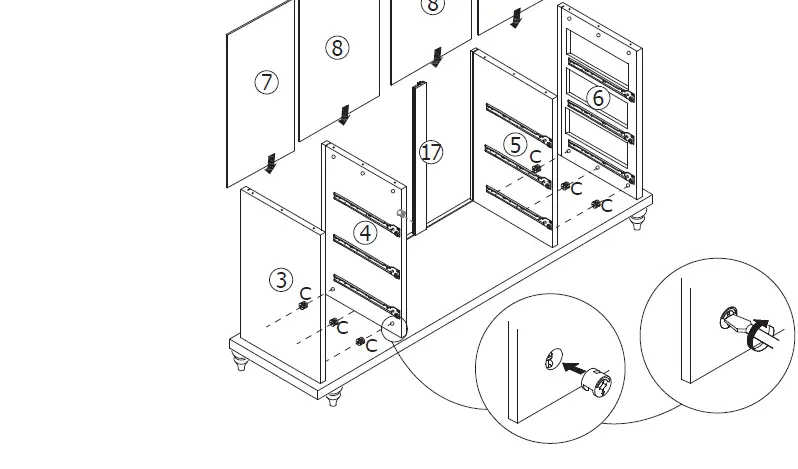FUFU GAGA-LJY-KF390005-01-White-9-Drawer-Standard-Dresser-FIG- (11)