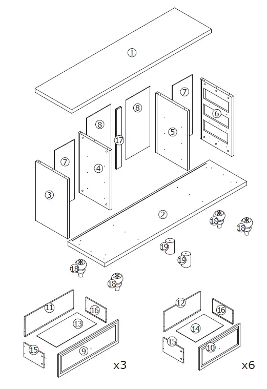 FUFU GAGA-LJY-KF390005-01-White-9-Drawer-Standard-Dresser-FIG- (5)