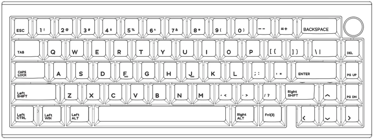 EPOMAKER CIDOO V65 Mechanical Keyboard - Figure 6