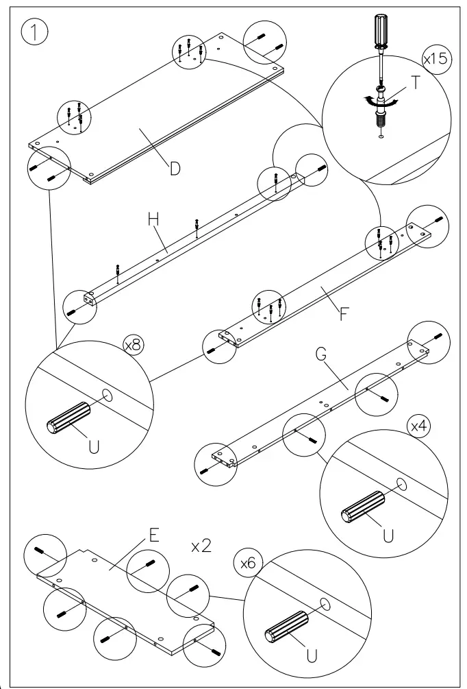 ASHLEY T283 9 Furniture Camiburg Rect Lift Top Cocktail Table - Fig 1
