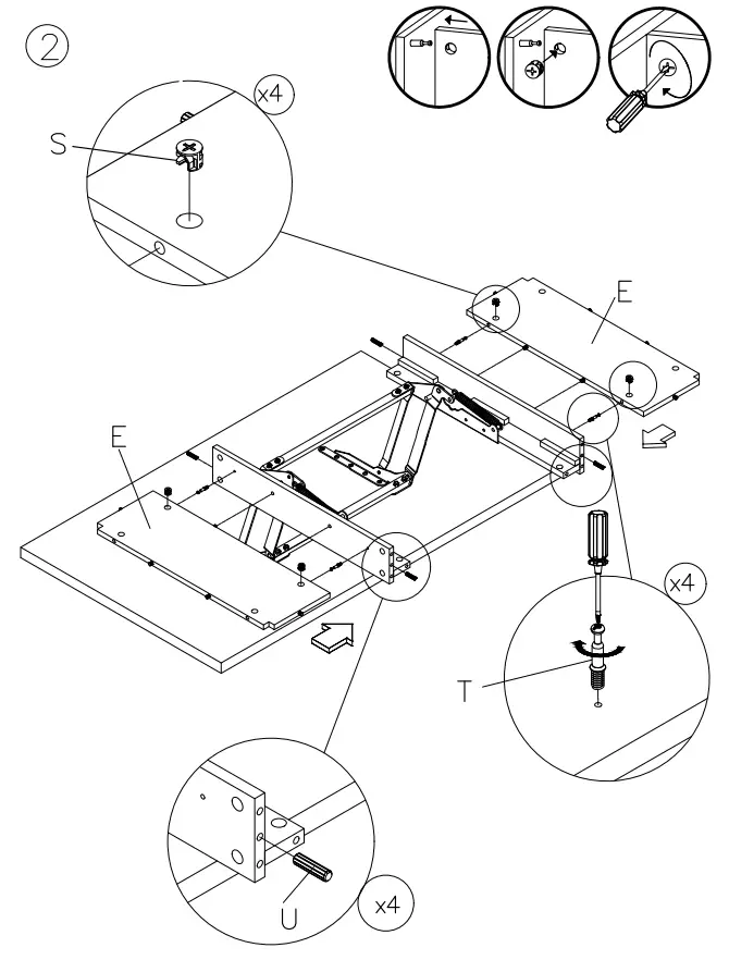 ASHLEY T283 9 Furniture Camiburg Rect Lift Top Cocktail Table - Fig 1