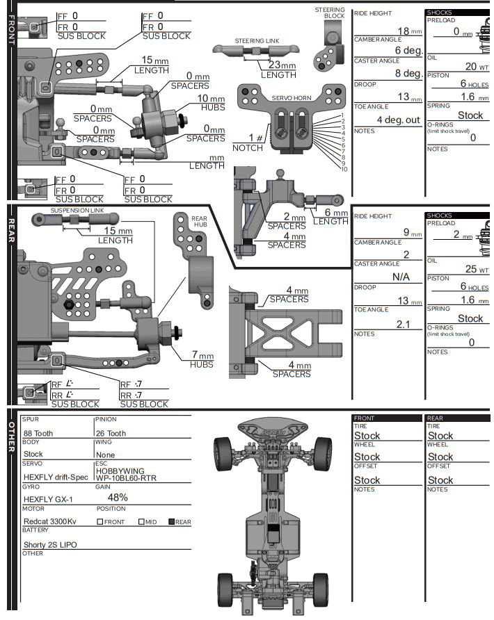 REDCAT RDS1 10 2WD Competition Spec Drift Car - fig 44