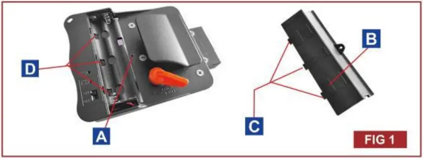 RVLOCK Wireless Entry Door Lock - Fig. 1