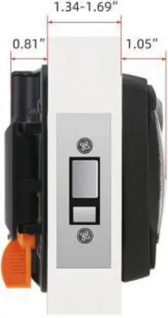 RVLOCK Wireless Entry Door Lock Thickness 1