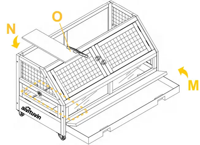 aivituvin-AIR-62-Rabbit-Hutch-Indoor-62-Inch-Rabbit-Cage-fig-12