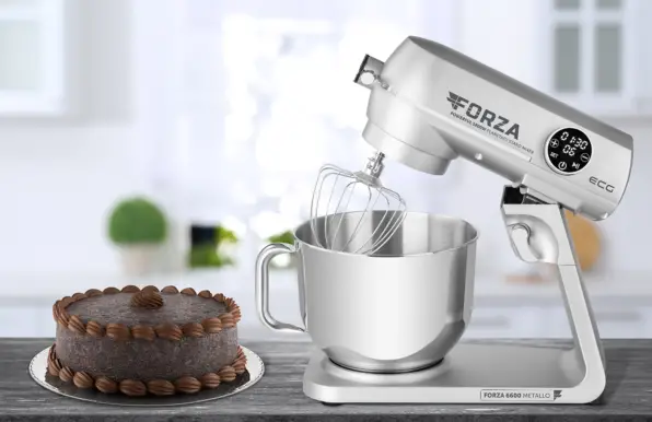 Ecg Forza 6600 Metallo Argento Stand Mixer Instruction Manual