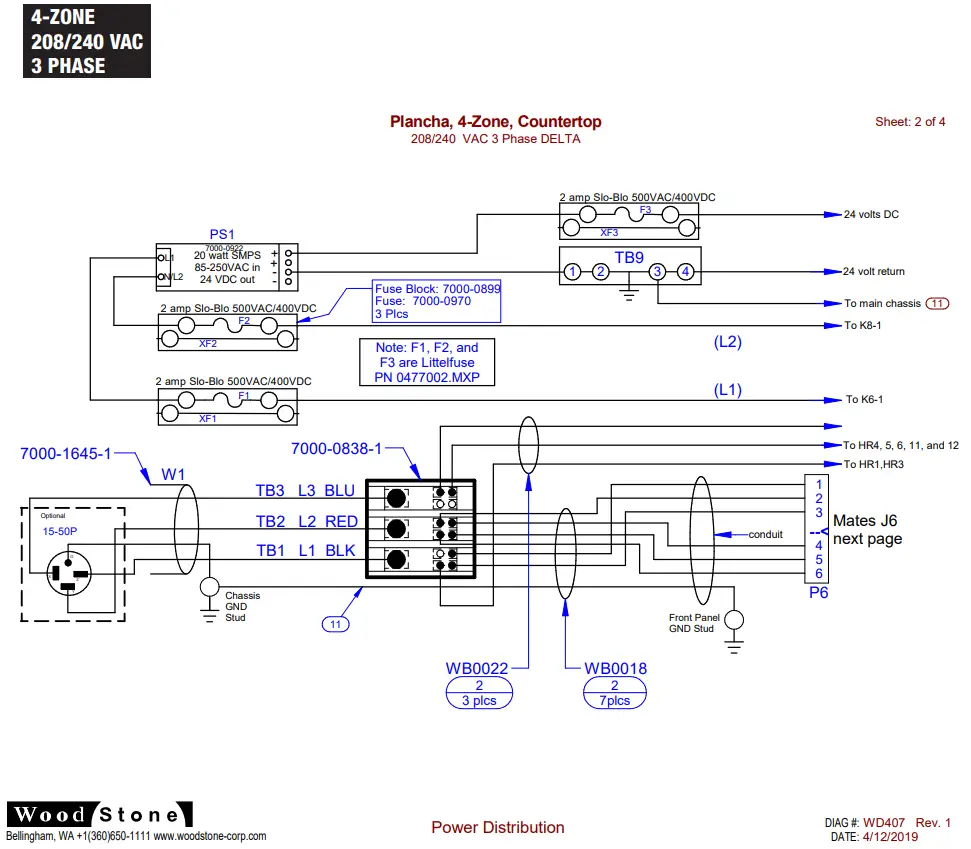 1 PHASE ELECTRICAL DIAGRAMS