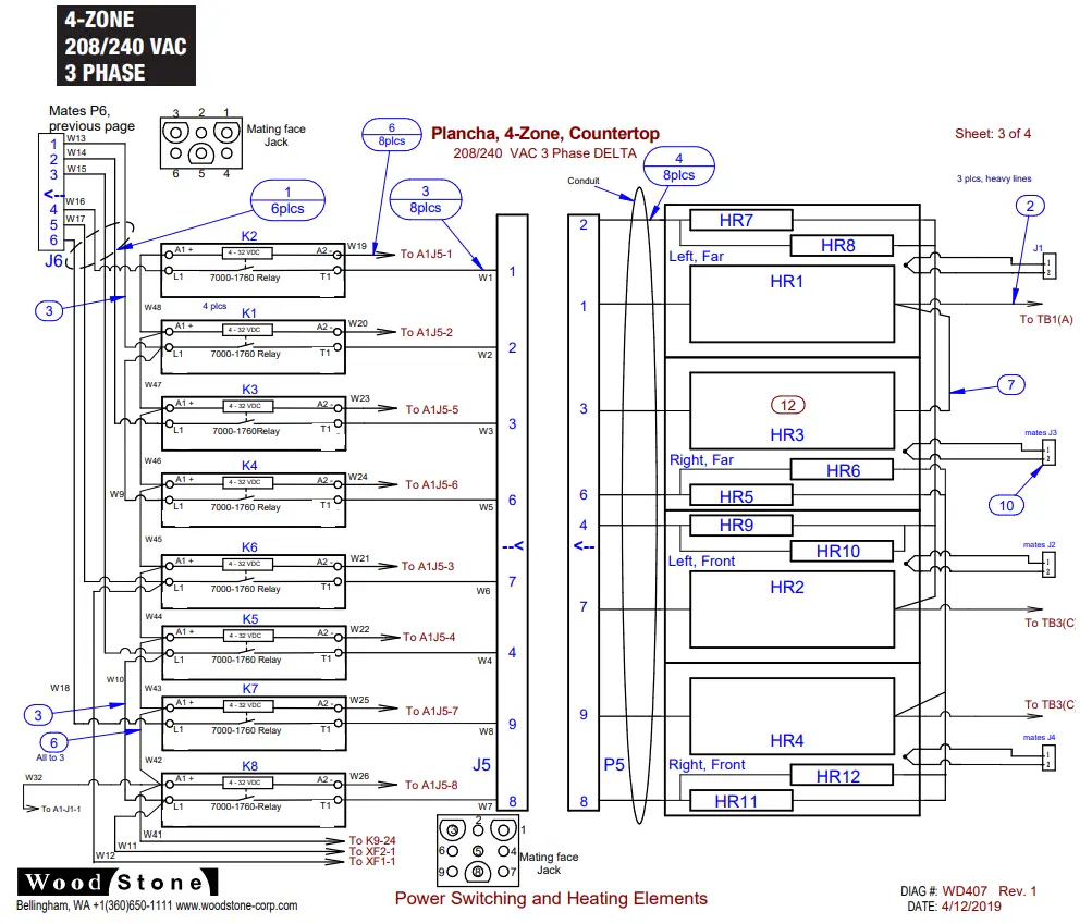 1 PHASE ELECTRICAL DIAGRAMS