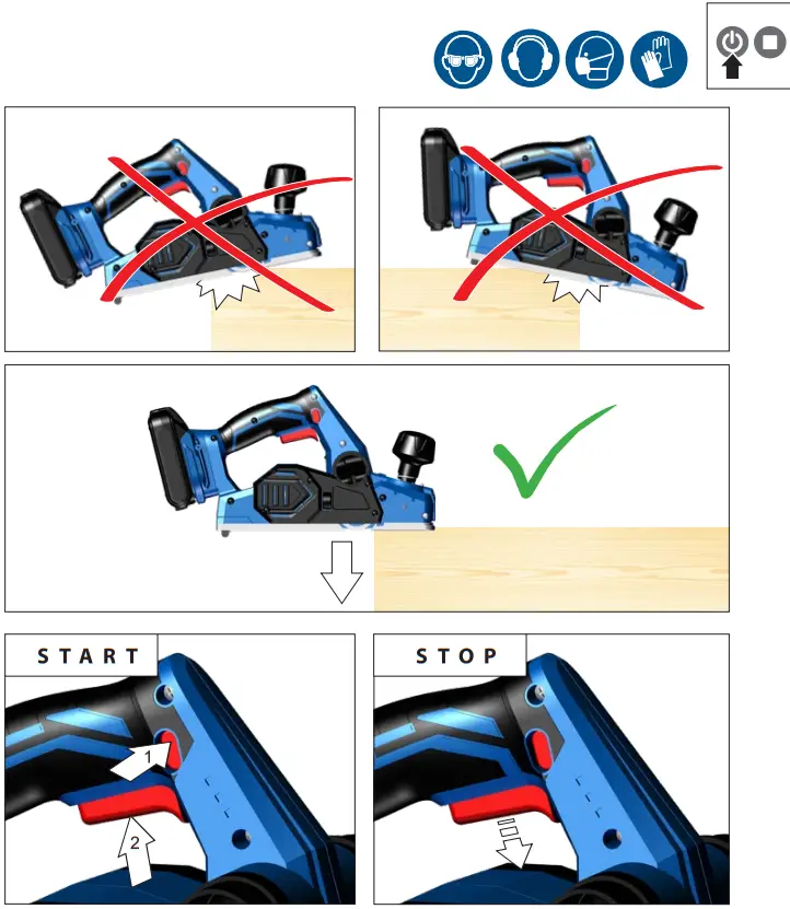 Gude HO 18 0 Cordless Planer-fig4